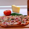 Фотография рецепта Пицца с грудинкой сыром и рукколой автор Алексей Титов