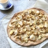 Фотография рецепта Пицца с грушей и сыром бри на тесте из цельнозерновой муки автор Alina Mamiy
