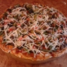 Фотография рецепта Пицца с колбасой зеленой фасолью и оливками автор Anna Cook