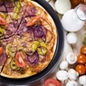 Фотография рецепта Пицца с овощами и соусом песто автор Masha Potashova