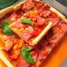 Фотография рецепта Пицца с пепперони и сладким перцем автор Татьяна Петрухина