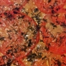 Фотография рецепта Пицца с шампиньонами помидорами и укропом автор Жанна Теплых