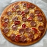 Фотография рецепта Пицца с сосисками автор Olesya Runkova