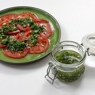 Фотография рецепта Пикантная заправка для салата с помидорами автор Еда