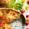 Фотография рецепта Пирог из кабачков томатов и паприки автор Masha Potashova