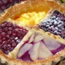Фотография рецепта Пирог из слоеного теста с ягодами и фруктами автор Алена
