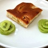 Фотография рецепта Пирог с киви и персиками автор Алиса