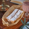 Фотография рецепта Пирог с кремом из манки и холодным какао автор Molon Lave