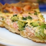 Фотография рецепта Пирог с лососем брокколи и сыром автор Марина