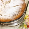 Фотография рецепта Пирог с персиками и пломбиром автор Анастасия Парзина