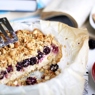 Фотография рецепта Пирог с творожным кремом и ежевикой автор julia zaharrra