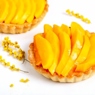 Фотография рецепта Пирожные с манго папайей и кремом из лайма и маскарпоне автор Masha Potashova
