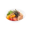 Фотография рецепта Поке с лапшой креветками и сезонными ягодами автор Еда