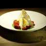 Фотография рецепта Помидоры песто из рукколы и мусс из сметаны с творогом автор Ресторан КоКоКо