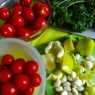 Фотография рецепта Помидоры в маринаде из зелени автор Юлия Верина