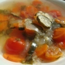 Фотография рецепта Постный суп с томатами черри и укропом автор Li Ma