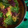 Фотография рецепта Постный салат с авокадо и киноа автор Еда