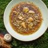 Фотография рецепта Постный суп с томленой капустой и грибами автор Виктор  Апасьев
