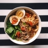Фотография рецепта Простой японский суп с гречневой лапшой автор Юлия Ляшева