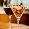 Фотография рецепта Пряные орехи с чесноком и имбирем автор Динара Бадретдинова