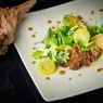 Фотография рецепта Рагу из баранины с зелеными овощами и чечевицей карри автор Режис Тригель