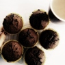 Фотография рецепта Райские шоколадные маффины с кусочками шоколада автор Марина Сальникова