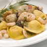 Фотография рецепта Равиоли с морепродуктами в сливочносырном соусе автор maximsemin