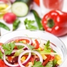 Фотография рецепта Разноцветный фасолевый салат с кукурузой автор Masha Potashova