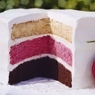 Фотография рецепта Разноцветный торт с сырным кремом автор Валерия Шипилова