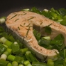 Фотография рецепта Рыба запеченная в фольге с зеленым луком и имбирем автор maximsemin