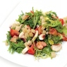 Фотография рецепта Римский салат со свежими шампиньонами автор Schrdingers Katze