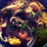 Фотография рецепта Рисовая лапша с креветками и овощами потайски автор Маша Фролова