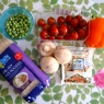 Фотография рецепта Рисовая лапша с овощами и соусом терияки автор Елена Гаврилина