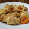 Фотография рецепта Рогалики из песочного теста с курагой автор ЮЛИЯ ТИМОФЕЕВА