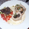 Фотография рецепта Рулет из свинины с черносливом и шафраном автор Елизавета