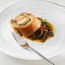 Фотография рецепта Рулет из свиной брюшины со скоблянкой из кукумарии автор Еда