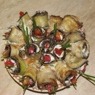 Фотография рецепта Рулетики из баклажанов с брынзой и помидорами автор Лилия Аюпова