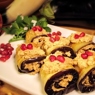 Фотография рецепта Рулетики из баклажанов с ореховой начинкой автор Elly