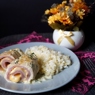 Фотография рецепта Рулетики Кордон бле в сливочном соусе автор Марина
