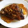 Фотография рецепта Рулька свиная запеченая на мандаринах автор игорь пищулин