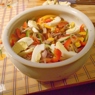 Фотография рецепта Салат Бахор с бараниной и овощами автор Юлия Кощеева