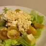 Фотография рецепта Салат из авокадо черри и зерненого творога автор Katya Romo