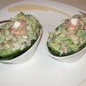 Фотография рецепта Салат из авокадо с креветками и шампиньонами автор Самарянка