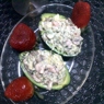 Фотография рецепта Салат из авокадо с креветками и шампиньонами автор Ирина Матузова