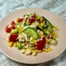 Фотография рецепта Салат из цветной капусты с овощами и авокадо автор Ална Казавчинская