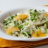 Фотография рецепта Салат из капусты с апельсинами и зеленью автор Анна Мелешкина
