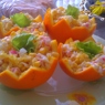 Фотография рецепта Салат из крабовых палочек и апельсинов автор Лиана Козубовская