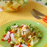 Фотография рецепта Салат из курицы с ананасами и грибами автор Masha Potashova