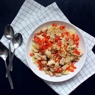 Фотография рецепта Салат из курицы с кускусом и овощами автор Григорий Гай