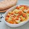 Фотография рецепта Салат из лосося сельдерея и моркови автор Анна Бинек